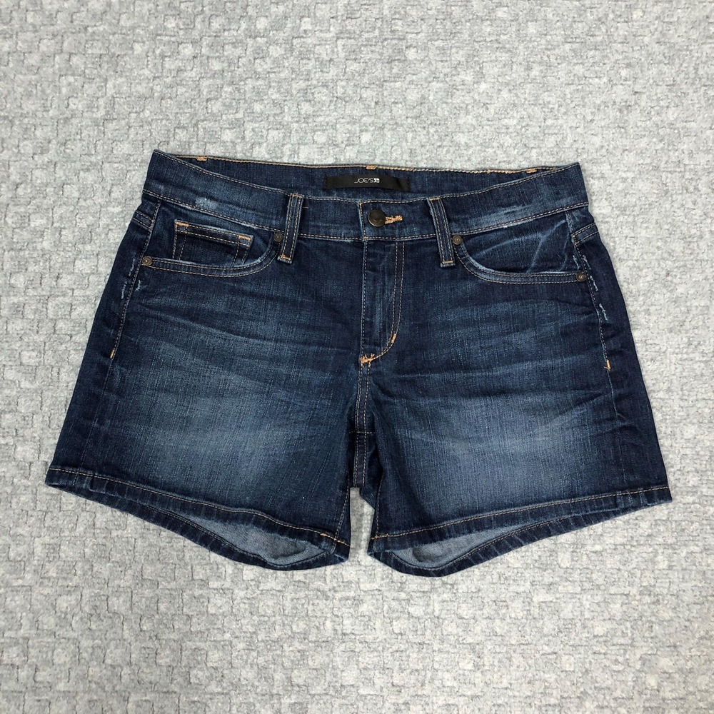 Joes Jeans Denim Shorts Womens 27 Blue Lauretta Hot Pants Stretch Casual Summer